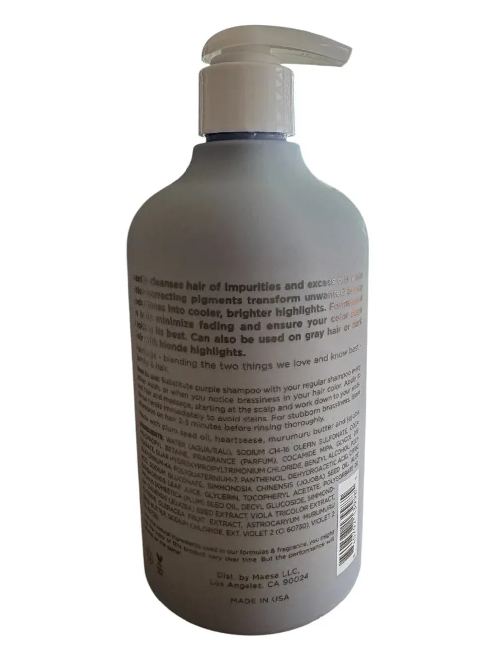 HAIRITAGE by Mindy McKnight Purple Shampoo 13 Ounces NEW (2725-1)